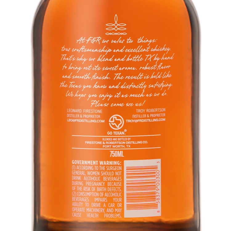 Tx Blended American Whiskey 82 - 750ML - Front