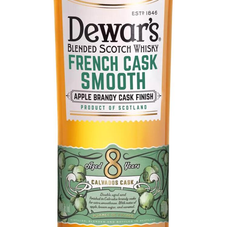 Dewar's Blended Scotch Whiskey French Cask Smooth Apple Brandy Cask Fi - 750ML - Front Label