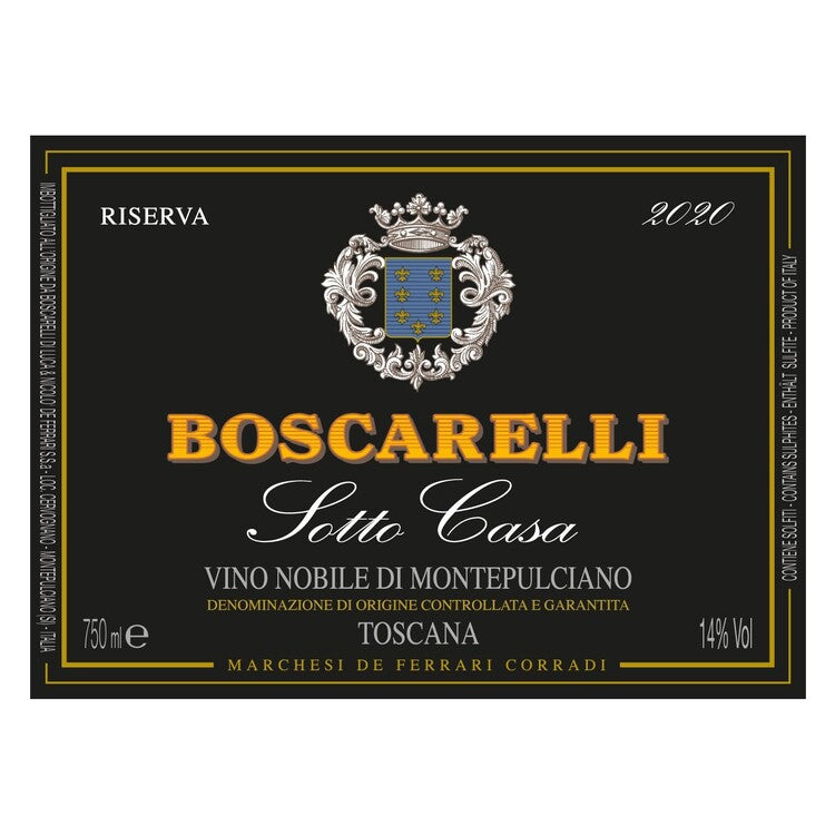 Boscarelli Vino Nobile Di Montepulciano Sotto Casa Riserva 2020 - 750ML