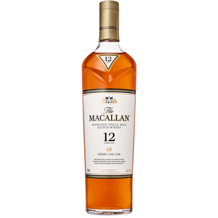 The Macallan Single Malt Scotch Sherry Oak Cask 12 Yr 86 - 750ML