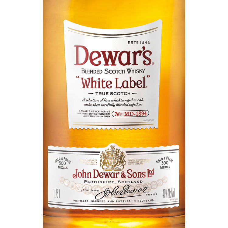 Dewar'S Blended Scotch White Label 80 - 1.75L