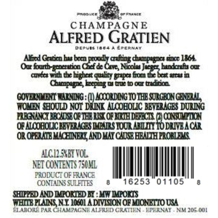 Alfred Gratien Champagne Brut Millesime 2006 - 750ML