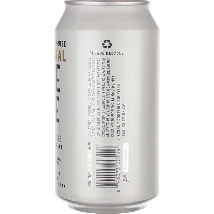 House Wine Brut Bubbles American - 355ML