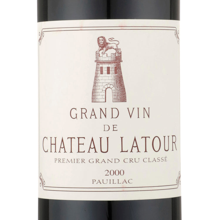 Chateau Latour Pauillac 2000 Wood Box - 750ML - Front Label