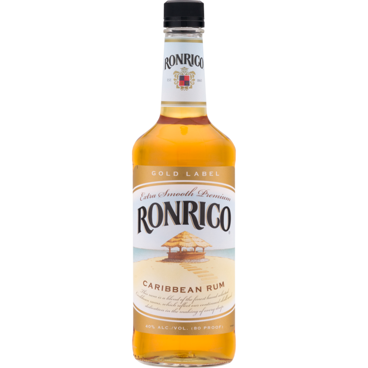 Ronrico Gold Rum Gold Label 80 - 750ML