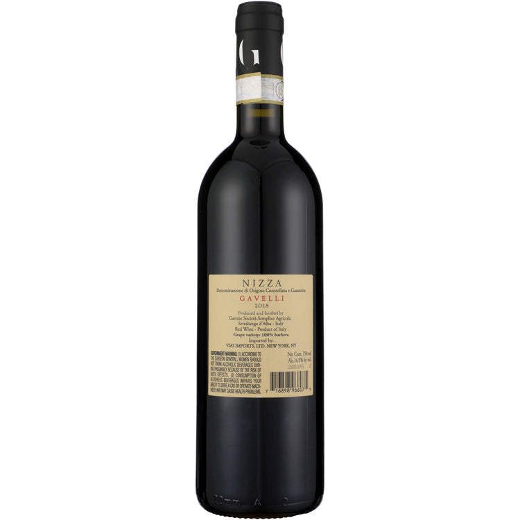 Garesio Nizza Gavelli 2018 - 750ML