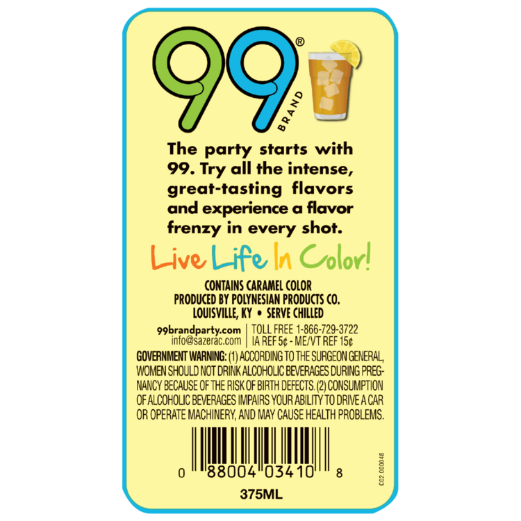 99 Brand Long Island Iced Tea Liqueur 99 - 375ML