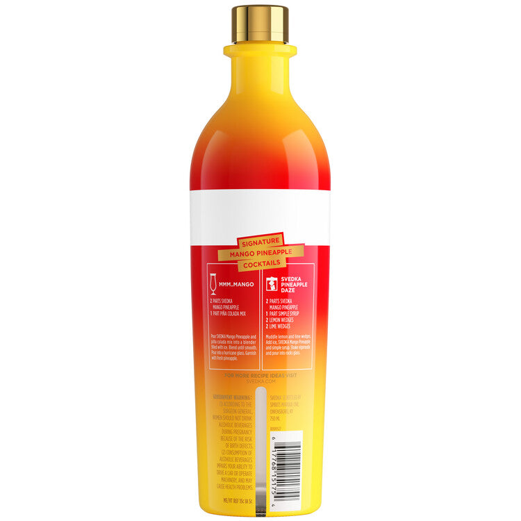 Svedka Tropical Mango Pineapple Flavored Vodka 70 - 750ML