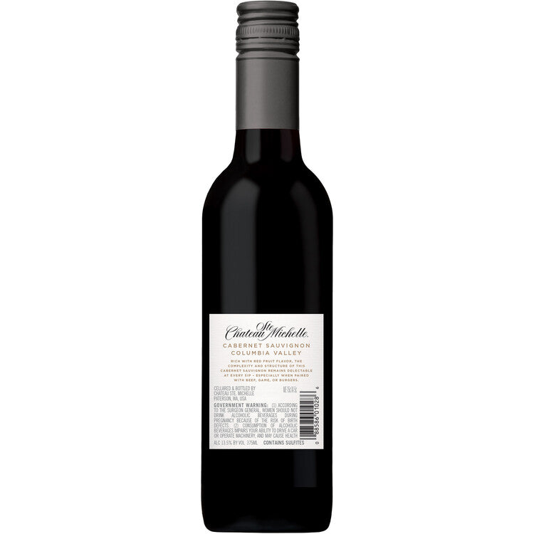 Chateau Ste. Michelle Cabernet Sauvignon Columbia Valley - 375ML - Back Label