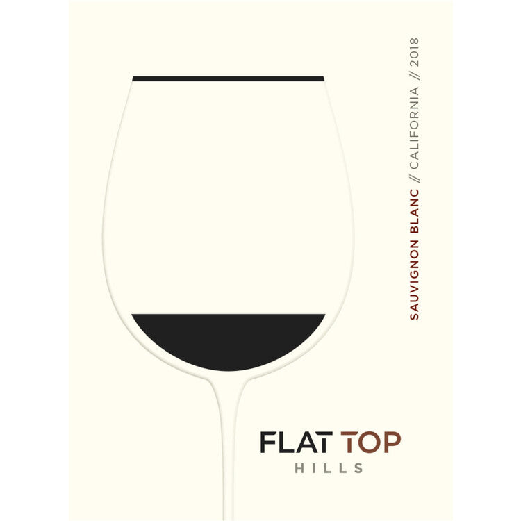 Flat Top Hills Sauvignon Blanc California - 750ML - Front Label