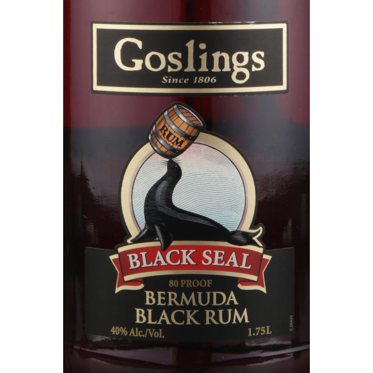 Goslings Black Rum Black Seal 80 - 1.75L