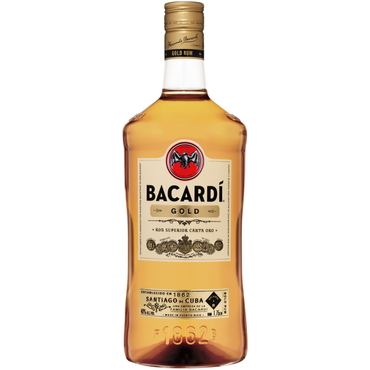 Bacardi Gold Rum 80 - 1.75L