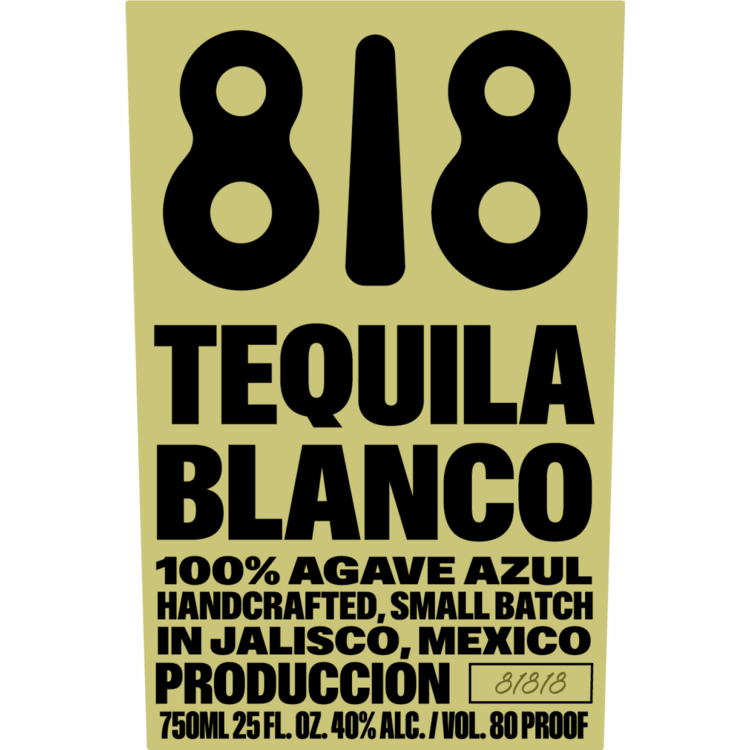 818 Tequila Blanco 80 - 750ML