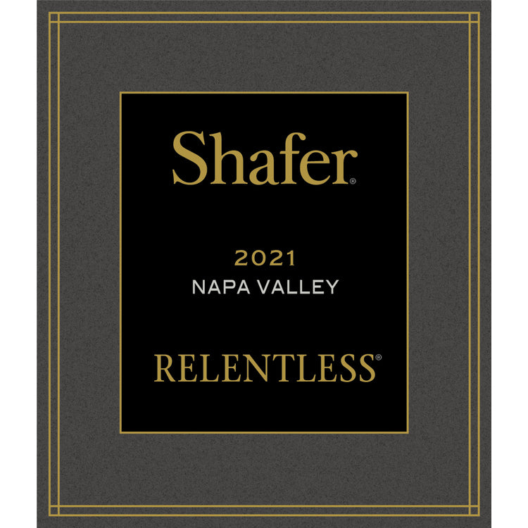 Shafer Red Wine Relentless Napa Valley 2021 - 750ML