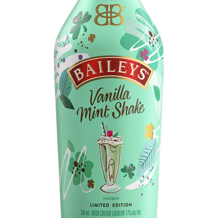 Baileys Cream Liqueur Vanilla Mint Shake Limited Edition 34 - 750ML