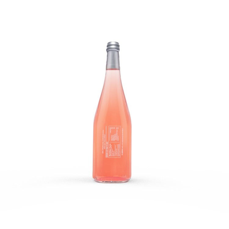 Tost Sparkling Rose White Tea Ginger & Elderberry Non Alcoholic - 750ML - Back