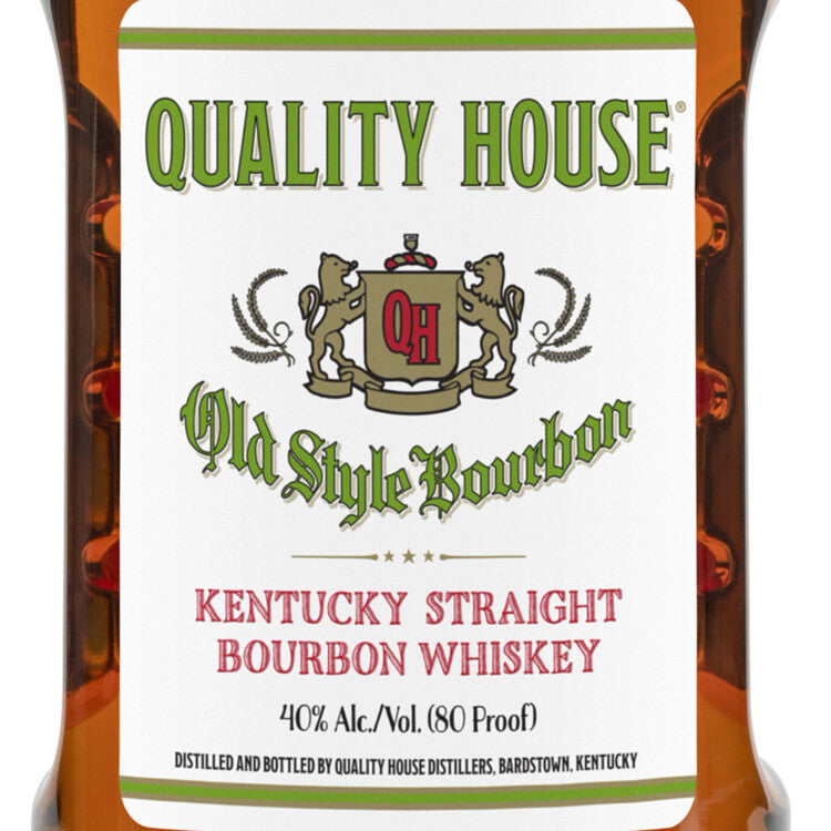 Quality House Straight Bourbon Old Style 80 - 750ML - Front Label