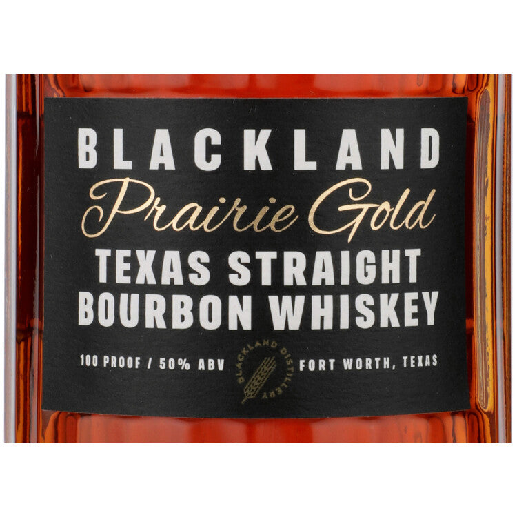 Blackland Straight Bourbon Prairie Gold 3 Yr 100 - 750ML - Front Label