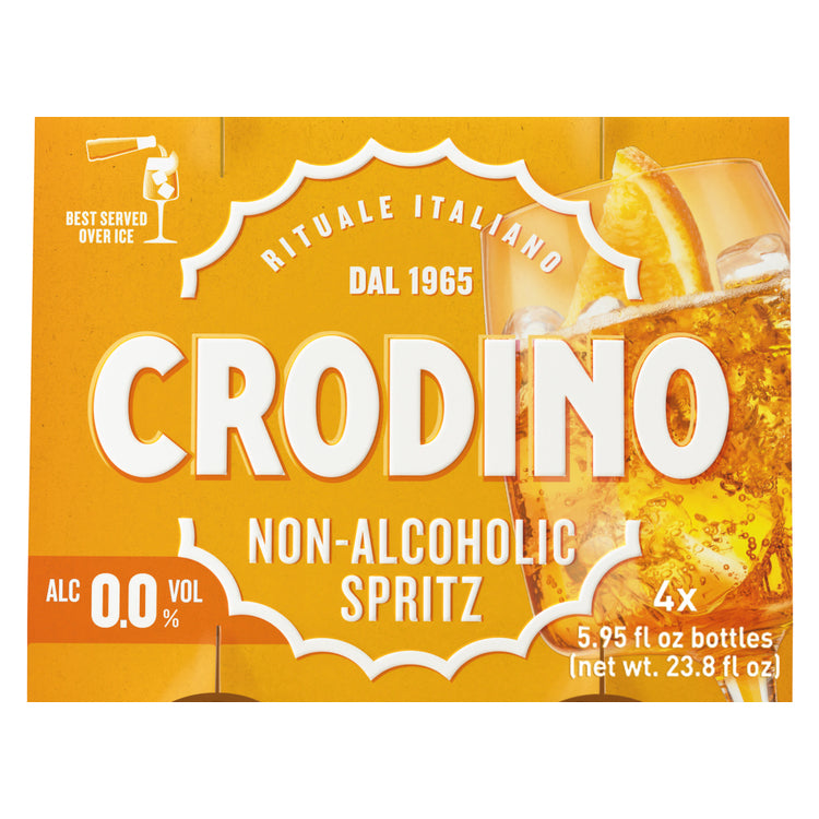 Crodino Non-Alcoholic Spritz - 175ML - Front Label