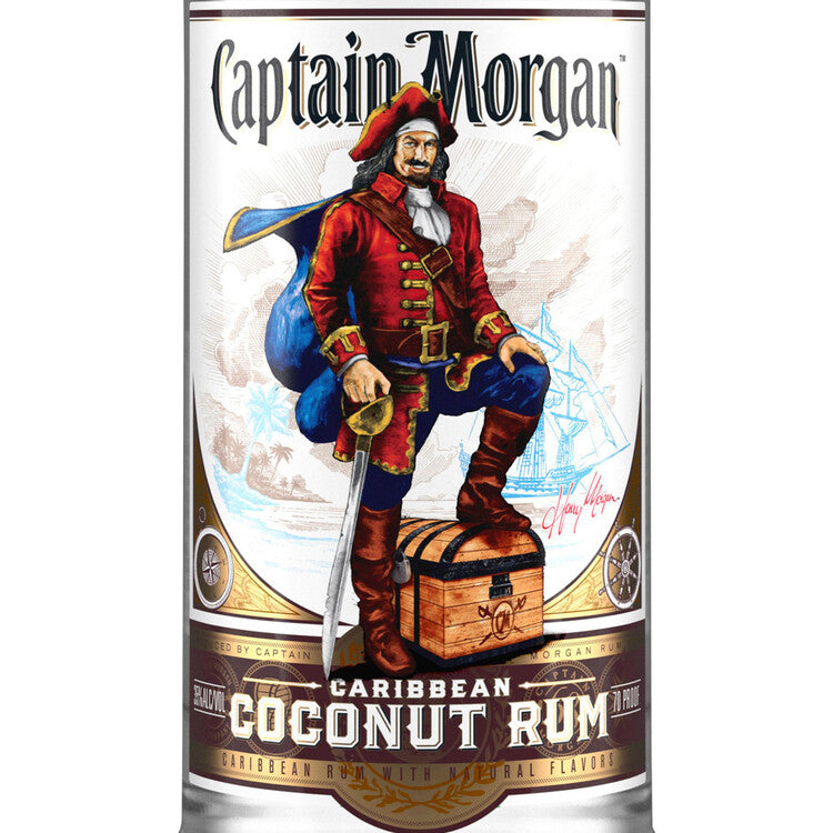 Captain Morgan Coconut Flavored Rum Caribbean Coconut 70 - 750ML