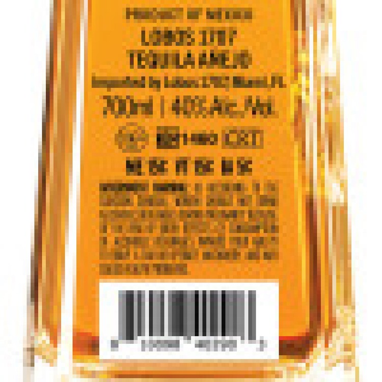 Lobos 1707 Tequila Anejo 80 - 700ML - Back Label