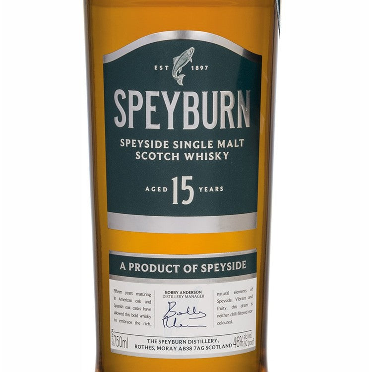 Speyburn Single Malt Scotch 15 Yr 92 - 750ML