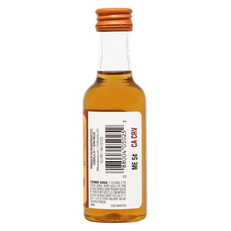 99 Brand Salted Caramel Flavored Whiskey 99 - 50ML - Back