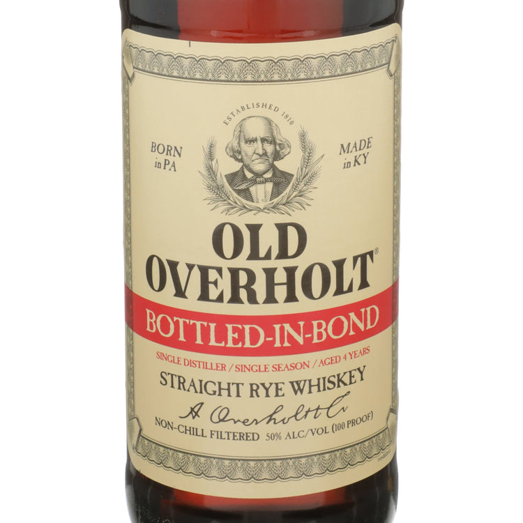 Old Overholt Straight Rye Whiskey Bonded 4 Yr 100 - 750ML