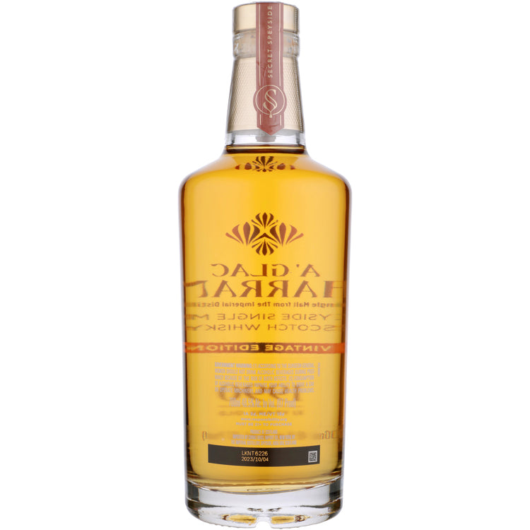 A'Glac Charrann Single Malt Scotch Secret Speyside 1990 32 Yr 97 - 700ML
