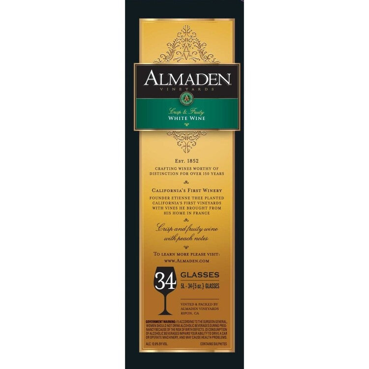Almaden Pinot Grigio/Colombard California - 5.0L