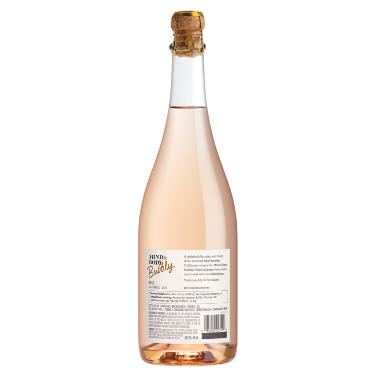 Mind & Body Bubbly Rose California 2021 - 750ML