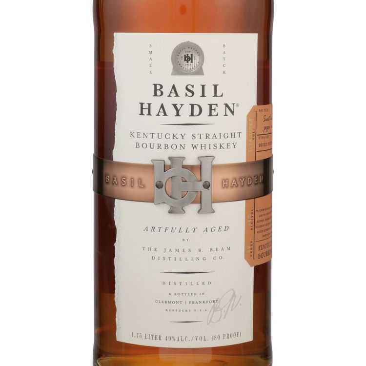 Basil Hayden's Straight Bourbon 80 - 1.75L - Front Label