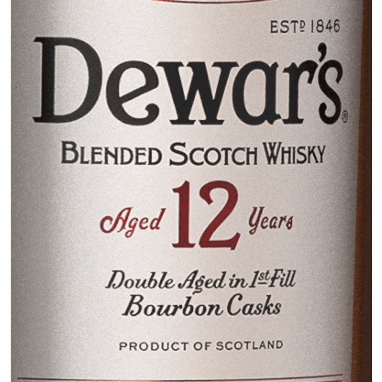 Dewar'S Blended Scotch 12 Yr 80 W/ 1-50ml 15 Yr 80 & 1-50ml 18 Yr 80 - 750ML
