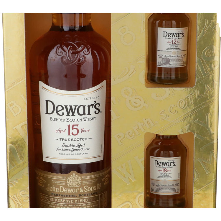 Dewar'S Blended Scotch Special Reserve Blend 15 Yr 80 W/ 1 Each 50ml S - 750ML