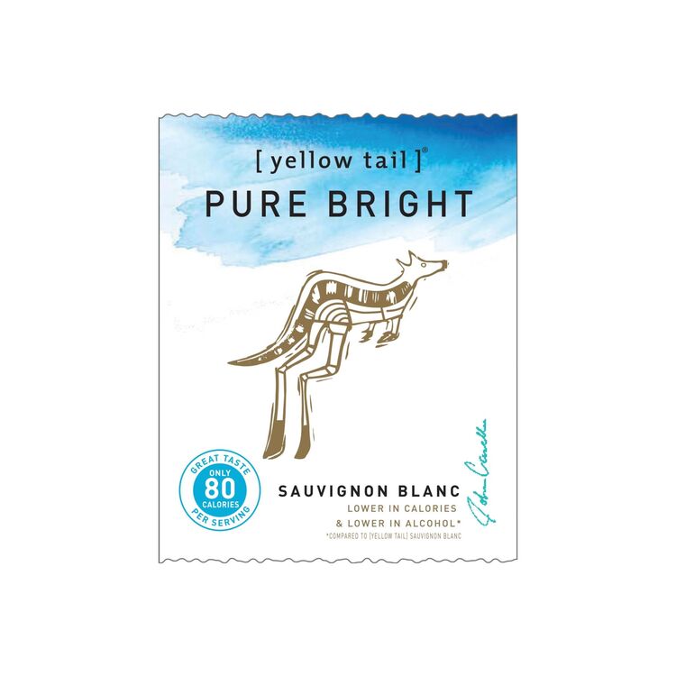 Yellow Tail Sauvignon Blanc Pure Bright Only 80 Calories South Austral - 1.5L