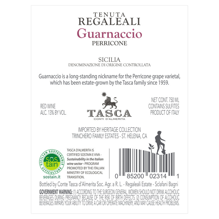 Tenuta Regaleali Guarnaccio Perricone Sicilia 2021 - 750ML