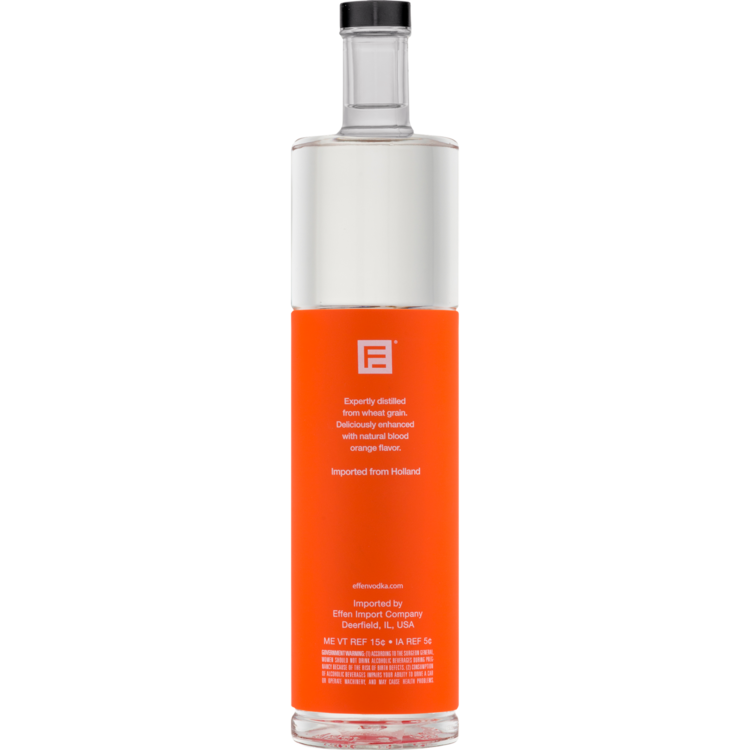 Effen Blood Orange Flavored Vodka 75 - 750ML
