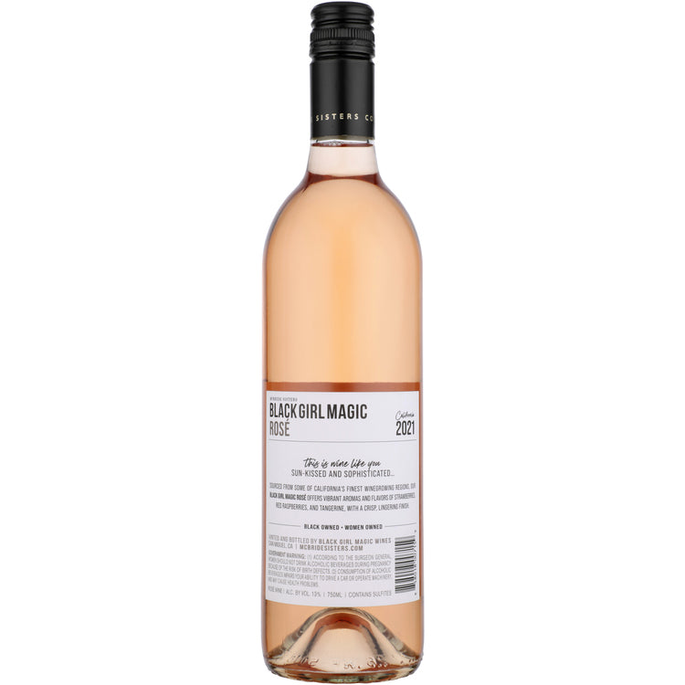 Mcbride Sisters Black Girl Magic Rose California 2021 - 750ML