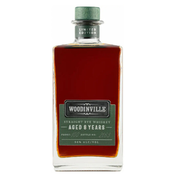 Woodinville Whiskey Co. Straight Rye Whiskey Limited Edition 8 Yr 100 - 750ML - Front