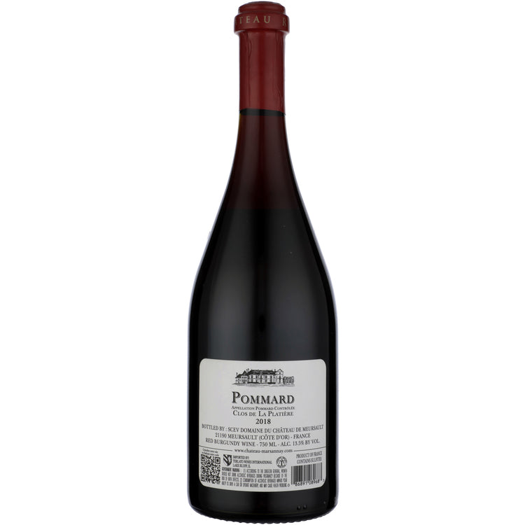 Chateau De Meursault Pommard Clos De La Platiere 2018 - 750ML
