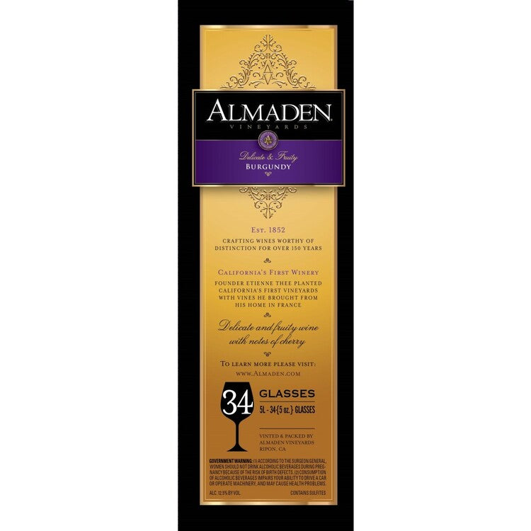 Almaden Mountain Burgundy American - 5.0L