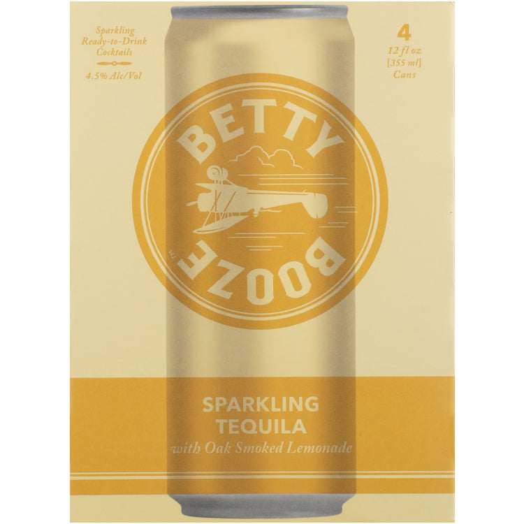 Betty Booze Sparkling Tequila With Oak Smoked Lemonade Cocktail - 355ML