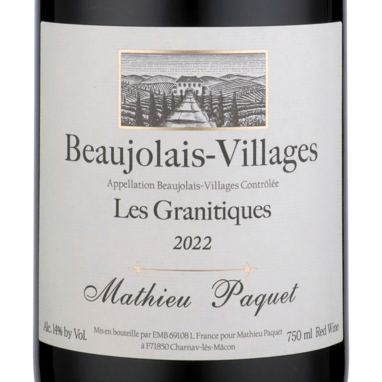 Mathieu Paquet Beaujolais Villages Les Granitiques 2022 - 750ML
