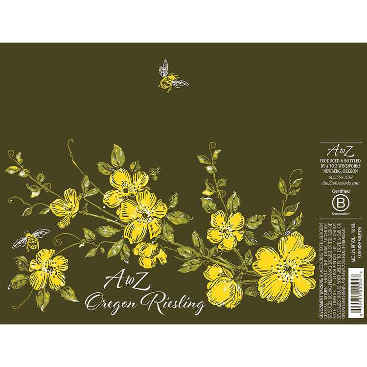 A To Z Wineworks Riesling Oregon - 750ML