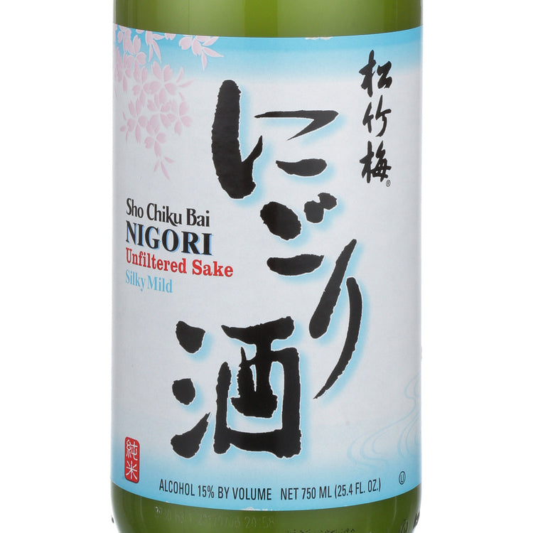Sho Chiku Bai Junmai Nigori Sake - 750ML - Front Label