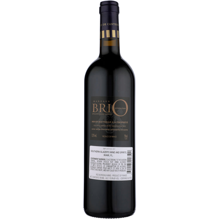 Brio De Cantenac Brown Margaux 2019 - 750ML