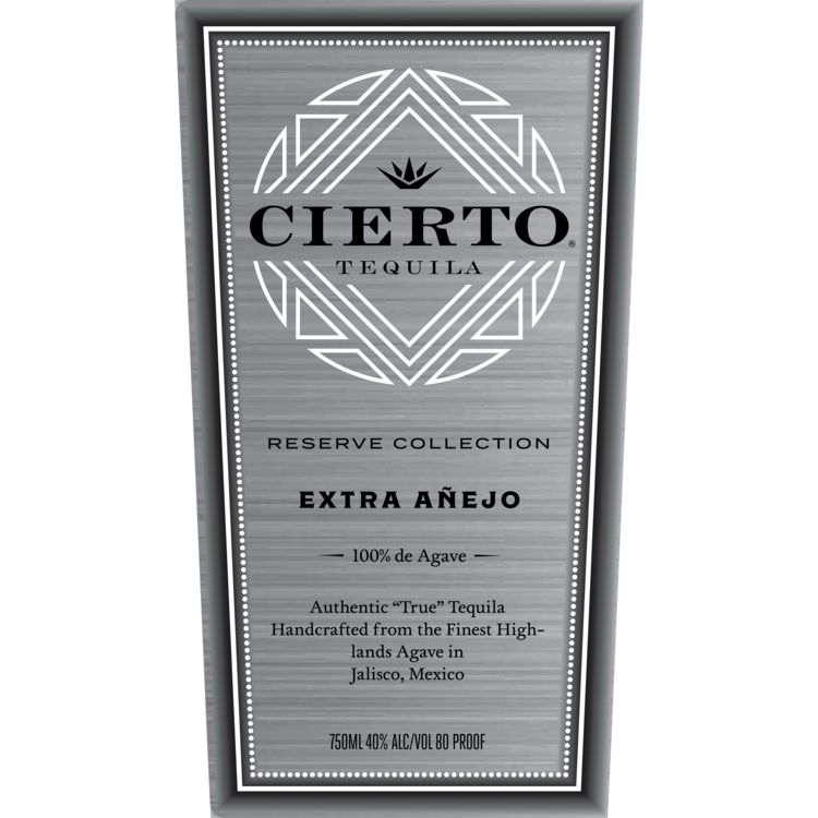 Cierto Tequila Extra Anejo Reserve Collection 80 - 750ML