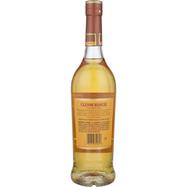 Glenmorangie Single Malt Scotch The Original 12 Yr 86 W/ Gift Box - 750ML
