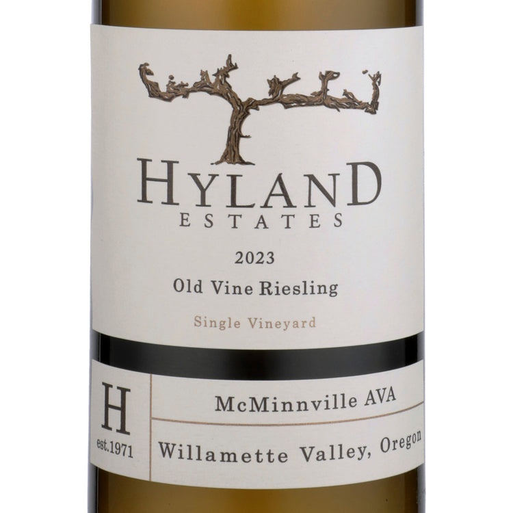 Hyland Estates Riesling Old Vine Hyland Vineyard Mcminnville 2023 - 750ML