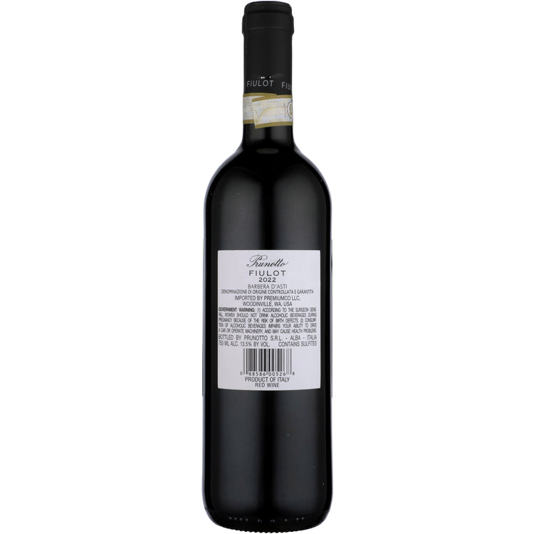 Prunotto Barbera D'Asti Fiulot 2022 - 750ML